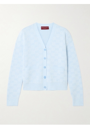 Gucci - Cotton-jacquard Cardigan - Blue - XXS,XS,S,M,L,XL,XXL