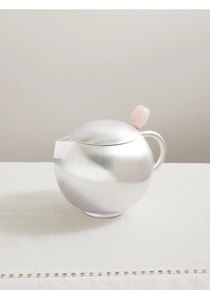 Natalia Criado - Teiera Silver-plated And Rose Quartz Teapot - One size