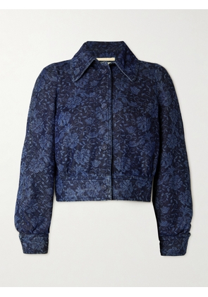 Dries Van Noten - Cropped Denim Jacket - Blue - FR 34,FR 36,FR 38,FR 40,FR 42,FR 44