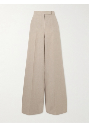 Max Mara - Linen Wide-leg Pants - Neutrals - UK 2,UK 4,UK 6,UK 8,UK 10,UK 12,UK 14,UK 16,UK 18