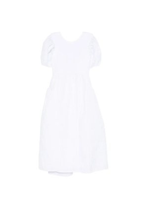 Cecilie Bahnsen Catrine puffed midi dress - White