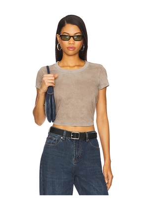 COTTON CITIZEN Standard Baby Tee in Grey. Size L. Also in XS, S, M.