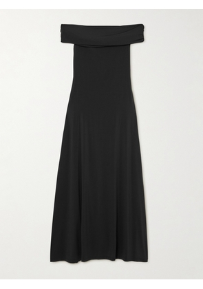 Faithfull - Sofie Off-the-shoulder Stretch-jersey Maxi Dress - Black - x small,small,medium,large,x large,xx large