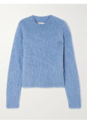 ST. AGNI - Brushed Alpaca-blend Sweater - Blue - xx small,x small,small,medium,large,x large