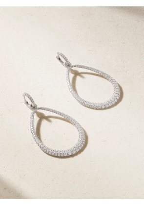 Irene Neuwirth - Swing 18-karat White Gold Diamond Hoop Earrings - Silver - One size