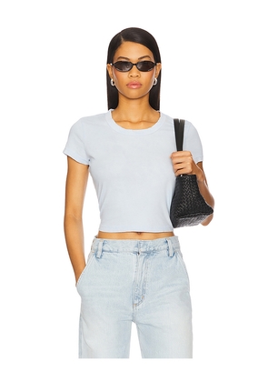 COTTON CITIZEN Standard Baby Tee in Baby Blue. Size L. Also in XS, M.