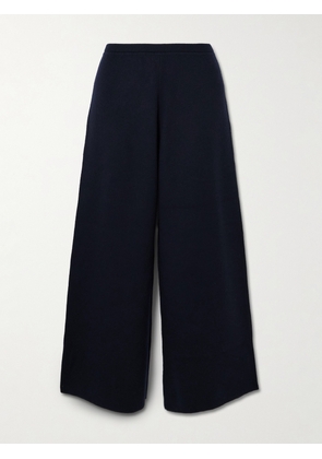 La Ligne - Colby Wool And Cashmere-blend Wide-leg Pants - Blue - xx small,x small,small,medium,large,x large