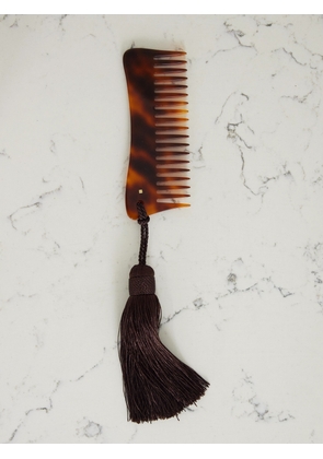 Sophie Buhai - Tasseled Tortoiseshell Acetate Comb - One size