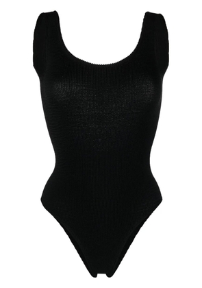 Reina Olga Papaia Crinkle swimsuit - Black