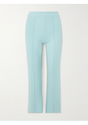 STAUD - Knack Cropped Stretch-jersey Straight-leg Pants - Green - x small,small,medium,large,x large
