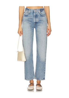Citizens of Humanity Blaine High Rise Straight Jeans in Blue. Size 23. Also in 25, 27, 28, 29, 30, 31, 32, 33, 34.