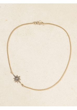 Lucy Delius - Victorian Star East West Rhodium-plated 14-karat Gold Diamond Necklace - One size