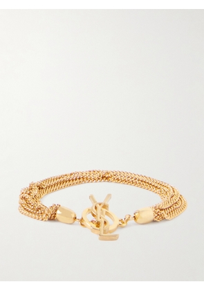 SAINT LAURENT - Cassandre Gold-tone Bracelet - S,M,L