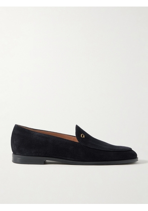 Gianvito Rossi - Embellished Suede Loafers - Blue - IT36,IT36.5,IT37,IT37.5,IT38,IT38.5,IT39,IT39.5,IT40,IT40.5,IT41,IT41.5,IT42