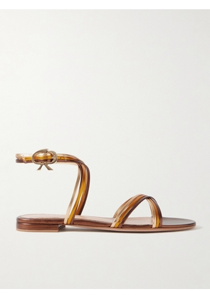 Gianvito Rossi - Calissa Metallic Leather Sandals - IT36,IT36.5,IT37,IT37.5,IT38,IT38.5,IT39,IT39.5,IT40,IT40.5,IT41,IT41.5,IT42