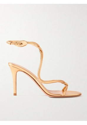 Gianvito Rossi - Jungle Mamba 85 Metallic Leather Sandals - Gold - IT36,IT36.5,IT37,IT37.5,IT38,IT38.5,IT39,IT39.5,IT40,IT40.5,IT41,IT41.5,IT42