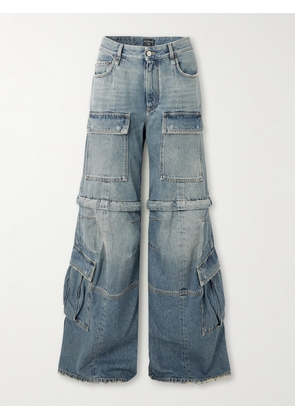 Balenciaga - Mid-rise Wide-leg Cargo Jeans - Blue - XS,S,M