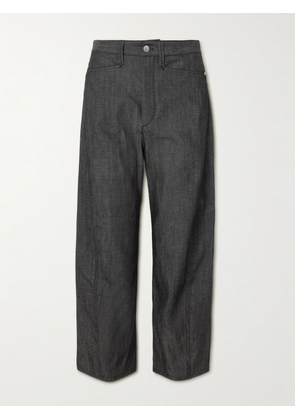 Maria McManus - Bow Organic High-rise Barrel-leg Jeans - Gray - US0,US2,US4,US6,US8,US10