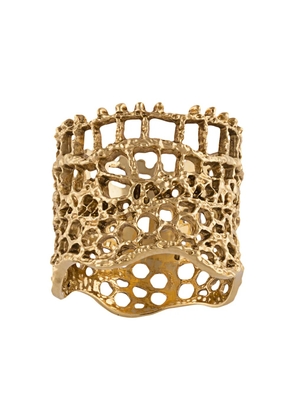 Aurelie Bidermann dentelle bague ring - Metallic