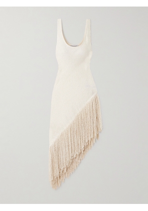 Gabriela Hearst - Ursin Fringed Silk-bouclé Top - Ivory - IT38,IT40,IT42,IT44,IT46