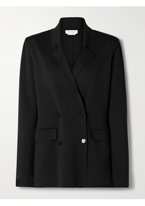 Gabriela Hearst - Aphaia Double-breasted Knitted Silk Jacket - Black - x small,small,medium,large,x large
