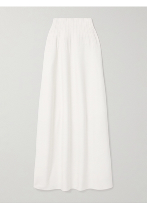 Gabriela Hearst - Annamaria Silk Maxi Skirt - Ivory - x small,small,medium,x large