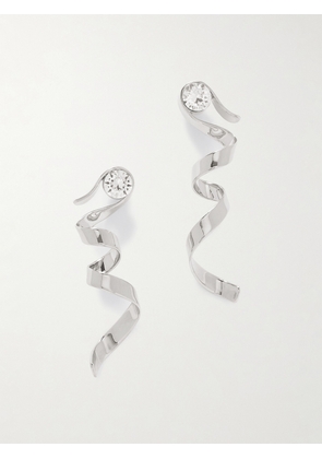 Dries Van Noten - Silver-tone Crystal Earrings - One size