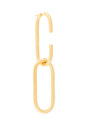 Maria Black Oval Link earring - Metallic