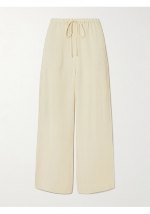 TOTEME - Striped Jacquard Wide-leg Pants - Cream - DK32,DK34,DK36,DK38,DK40
