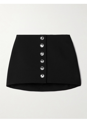 KHAITE - Jaxon Cady Mini Skirt - Black - US0,US2,US4,US6,US8,US10,US12
