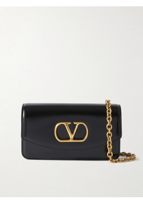 Valentino Garavani - Vain Small Leather Shoulder Bag - Black - One size