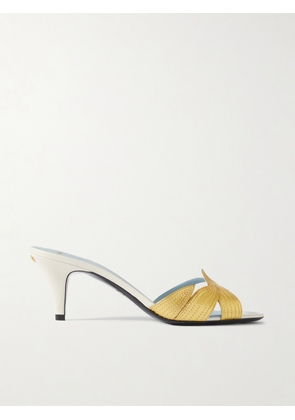 Valentino Garavani - Leather Sandals - Ivory - IT36,IT36.5,IT37,IT37.5,IT38,IT38.5,IT39,IT39.5,IT40,IT40.5,IT41,IT41.5,IT42