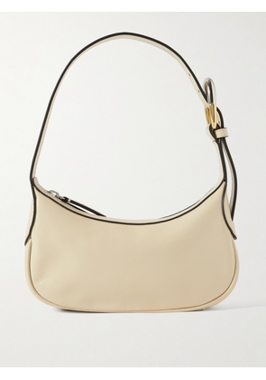 STAUD - Owen Leather Shoulder Bag - Cream - One size