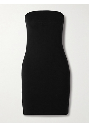 THE PARK - Chiara Strapless Stretch-tencel™ Lyocell Mini Dress - Black - x small,small,medium,large,x large