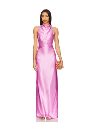 Amanda Uprichard Marcine Maxi Dress in Pink. Size L. Also in XL, XS.