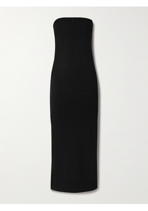 THE PARK - Kate Strapless Stretch-tencel™ Lyocell Midi Dress - Black - x small,small,medium,large,x large