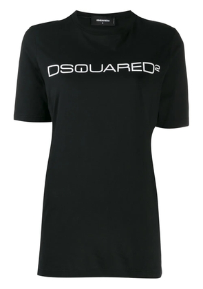 DSQUARED2 logo print T-shirt - Black