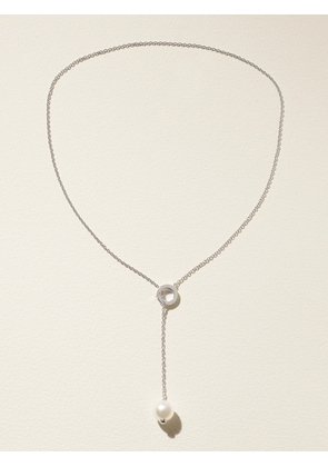 Mikimoto - Pearls In Motion 18-karat White Gold, Pearl And Diamond Necklace - One size