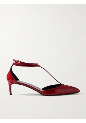 KHAITE - Mia Patent-leather Pumps - Red - IT36,IT36.5,IT37,IT37.5,IT38,IT38.5,IT39,IT39.5,IT40,IT40.5,IT41