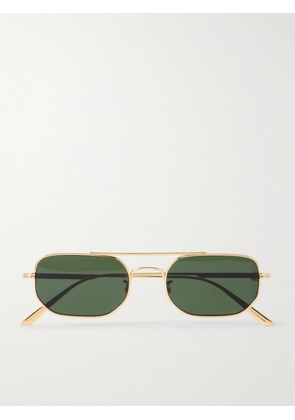 Oliver Peoples - + Khaite 1989c Aviator-style Gold-tone Sunglasses - One size