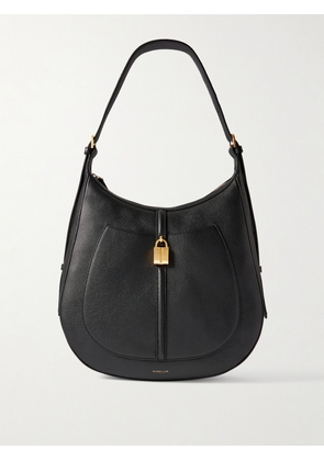 DeMellier - The Siena Embellished Textured-leather Shoulder Bag - Black - One size