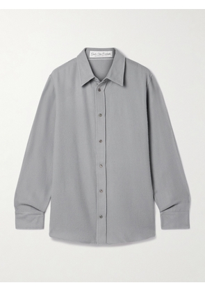 God’s True Cashmere - Cashmere-twill Shirt - Gray - x small,small,medium