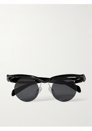 Prada Eyewear - Morph Rimless Round-frame Acetate Sunglasses - Black - One size