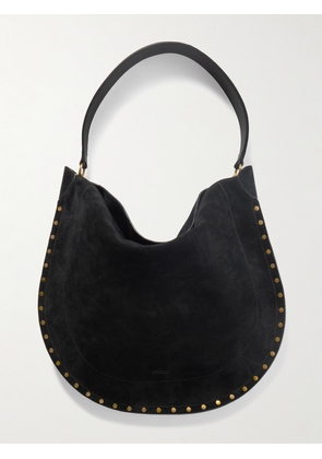 MARANT ÉTOILE - Oskan Studded Suede Tote - Black - One size