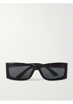 Prada Eyewear - Rectangular-frame Acetate Sunglasses - Black - One size
