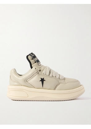 Rick Owens - + Converse Inflated Turbowpn Leather Sneakers - Gray - US4,US4.5,US5,US5.5,US6,US6.5,US7,US7.5,US8,US8.5,US9,US9.5,US10,US10.5,US11