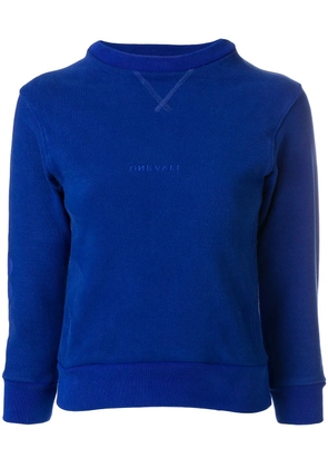 UNRAVEL PROJECT cropped sweatshirt - Blue