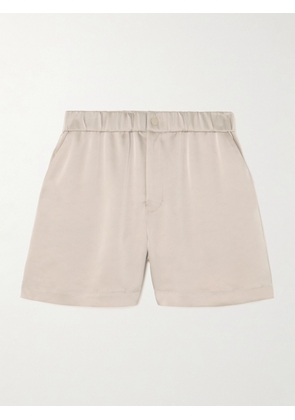 Varley - Sarka Sateen Shorts - Silver - xx small,x small,small,medium,large,x large