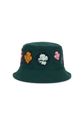 Agua Bendita Sibyl Bucket Hat in Green.