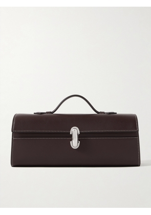 Savette - Slim Symmetry Leather Tote - Brown - One size